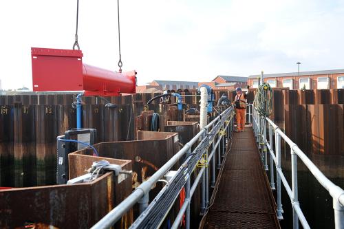 Ipswich Tidal Barrier Temporary Works